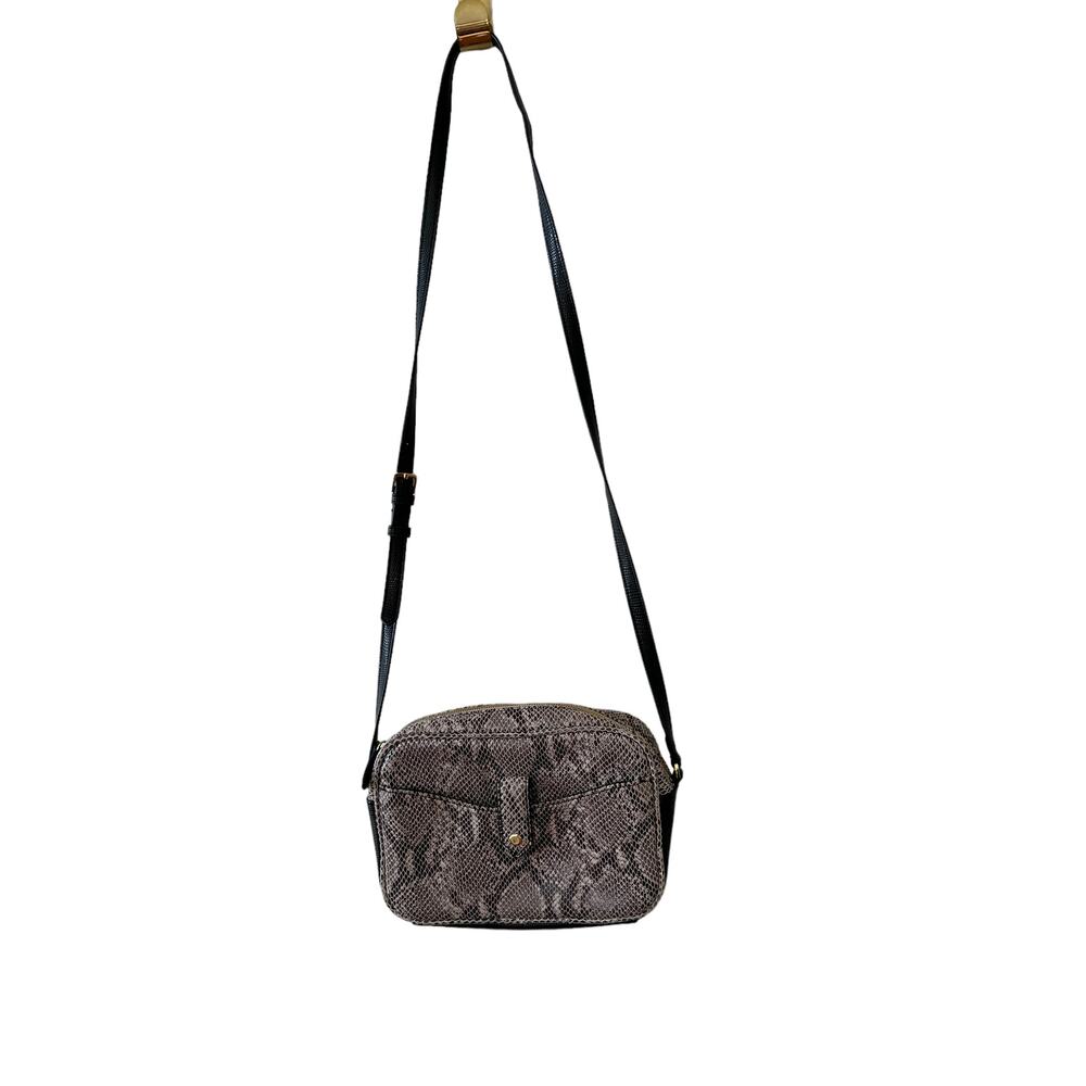 Gili Leather Crossbody Camera Bag Python Animal P… - image 2